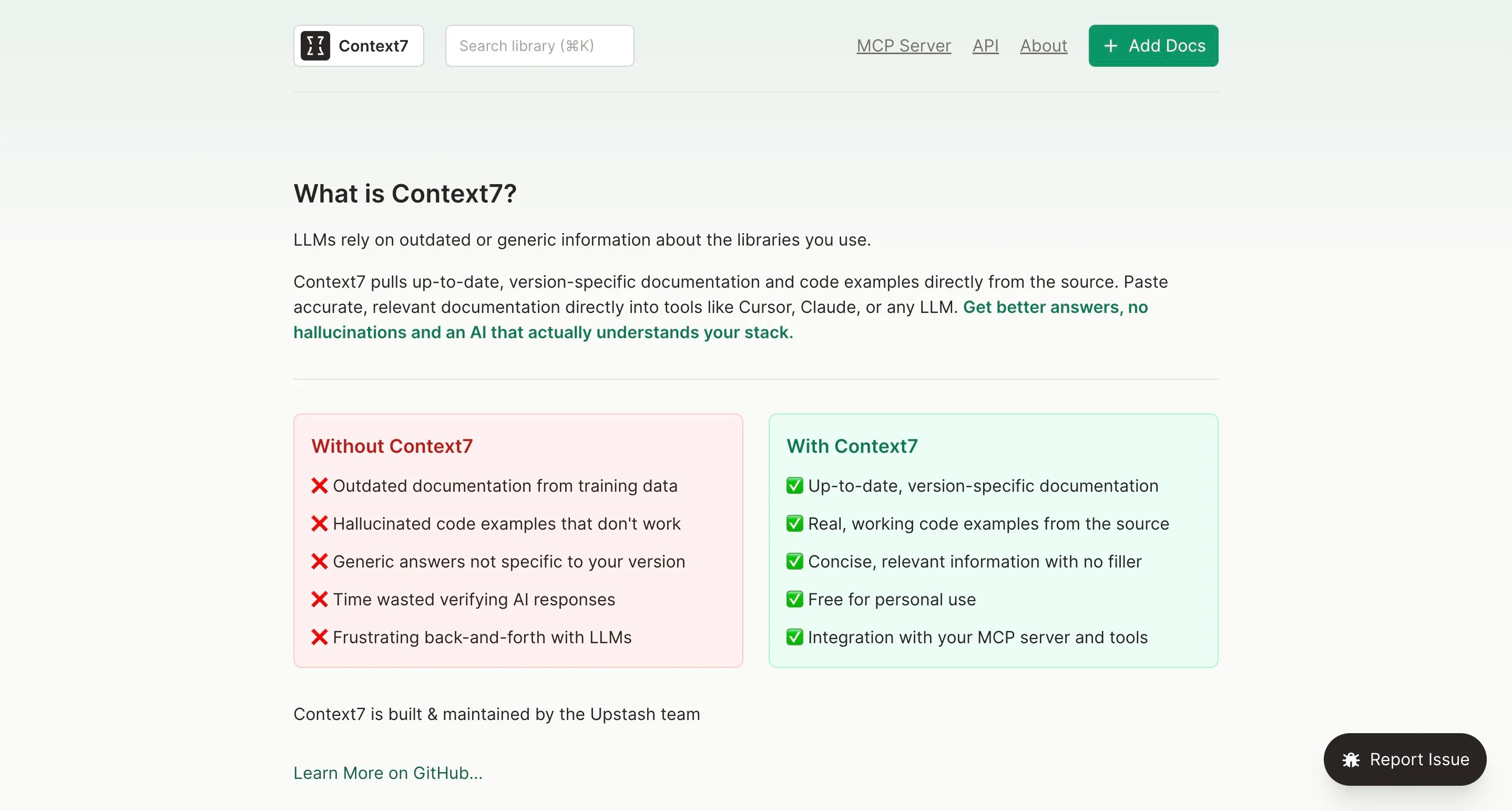 Context7 screenshot 2