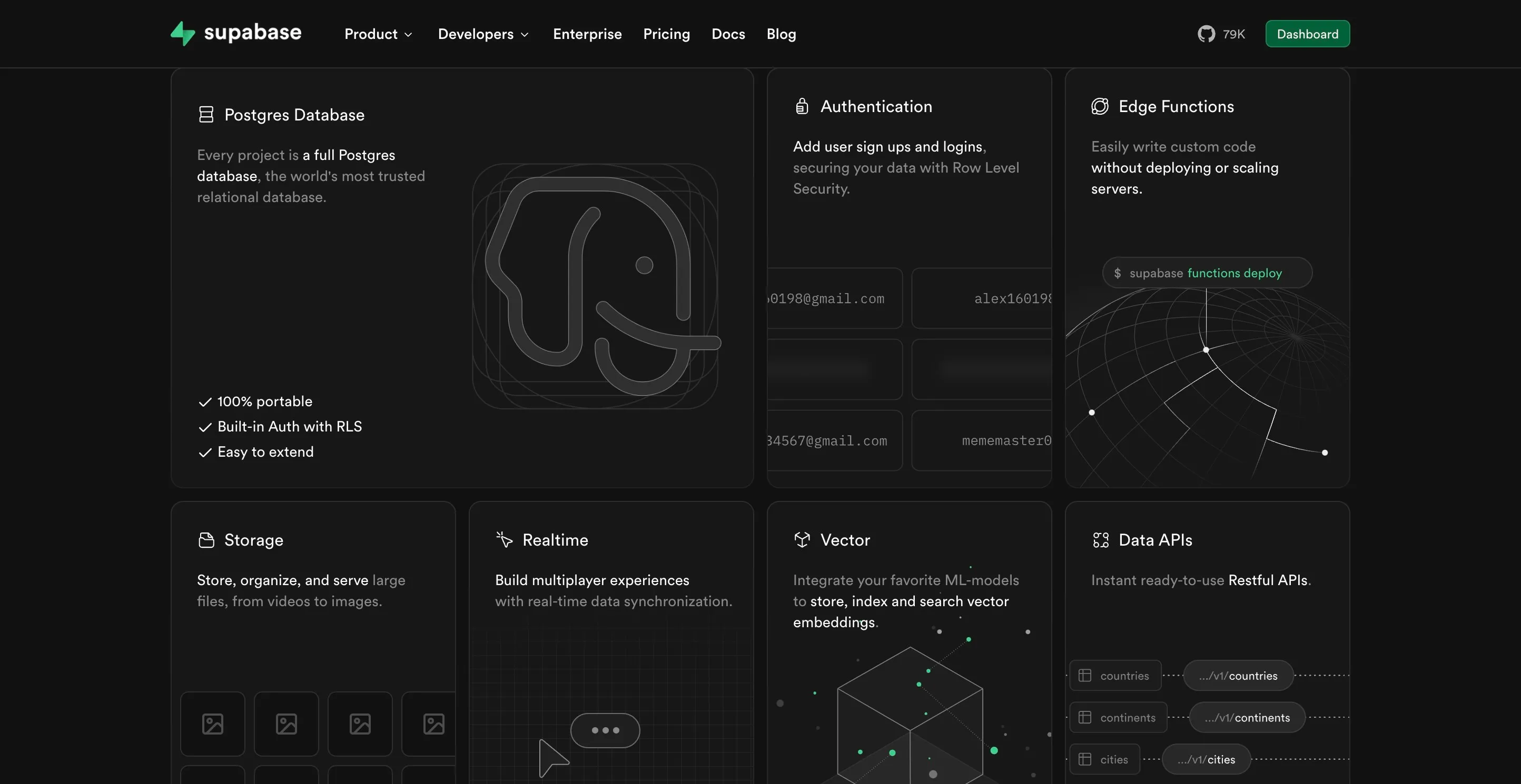 Supabase screenshot 1