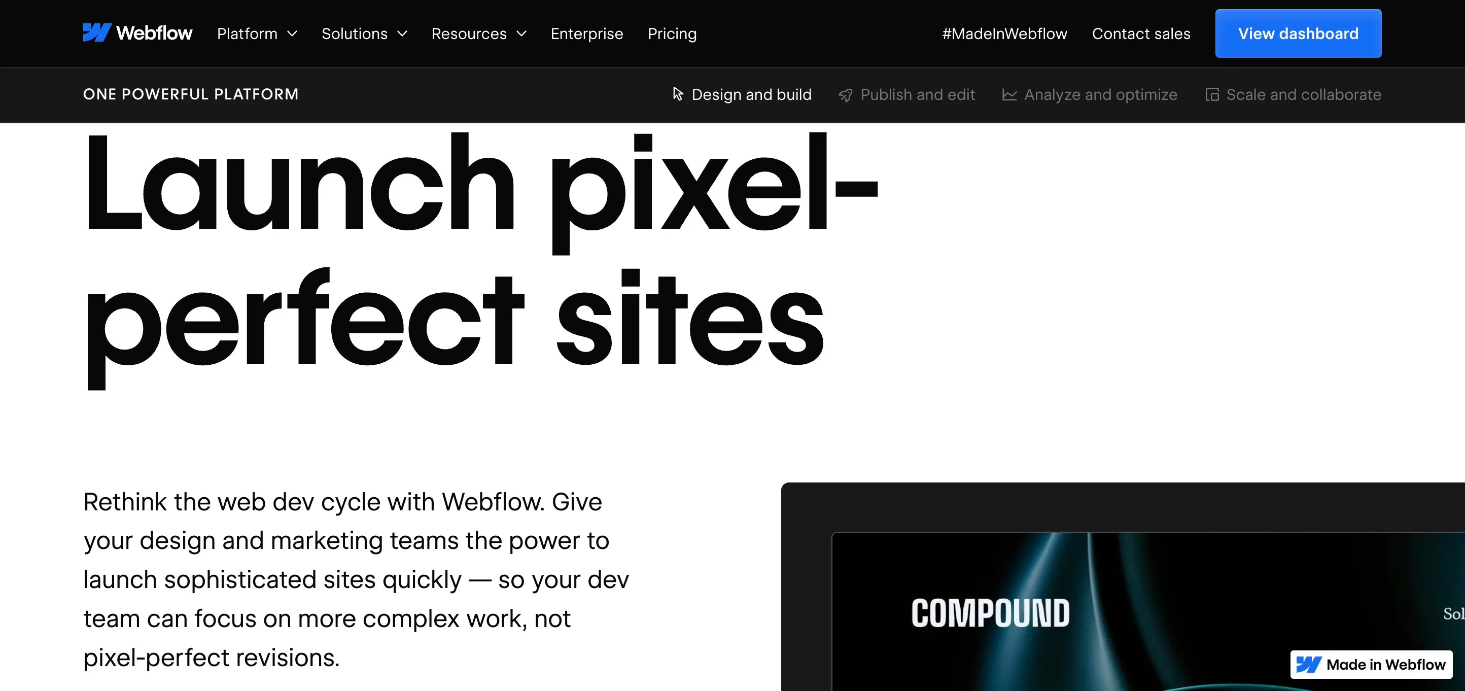 Webflow screenshot 2